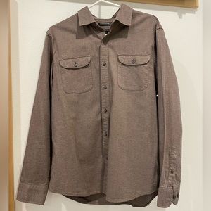 Men’s Soft Flannel Button Down Dress Shirt